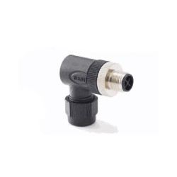 Connecteur mâle M12, 3 pol., S Encoding IP67, 3.6A, non-blindé